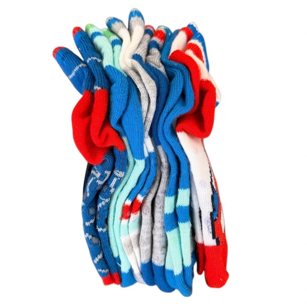Marvel Super Hero Socks (6) with Grippies